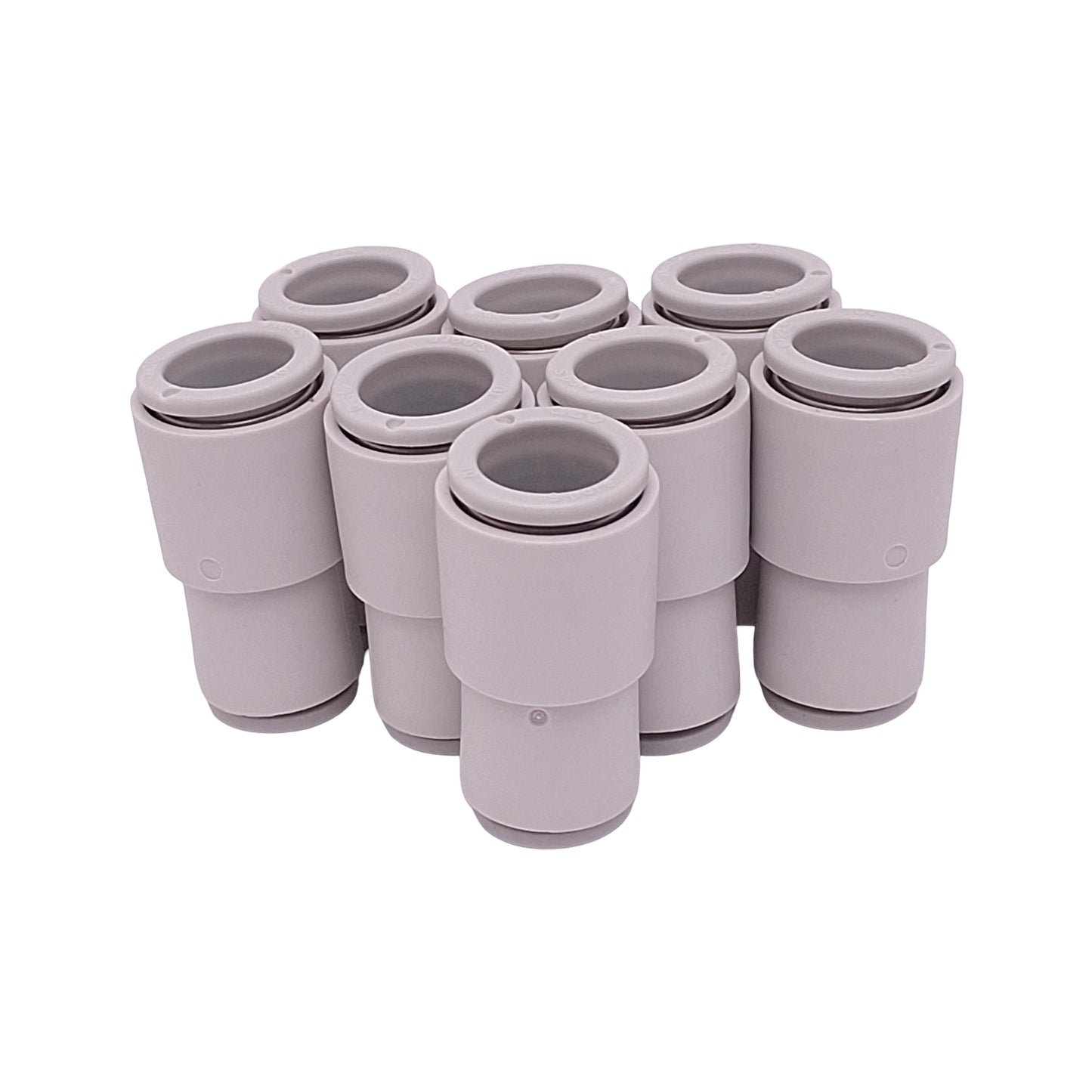 New Lot of 8 SMC KQ2H08-10A One-Touch Fitting, ø10mm Tube x ø8mm Tube, 1MPa