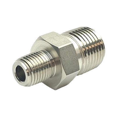 New – Open box SSP 1/2X1/4HN Stainless Steel Hex Nipple, 1/2in NPT Male to 1/4in NPT Male