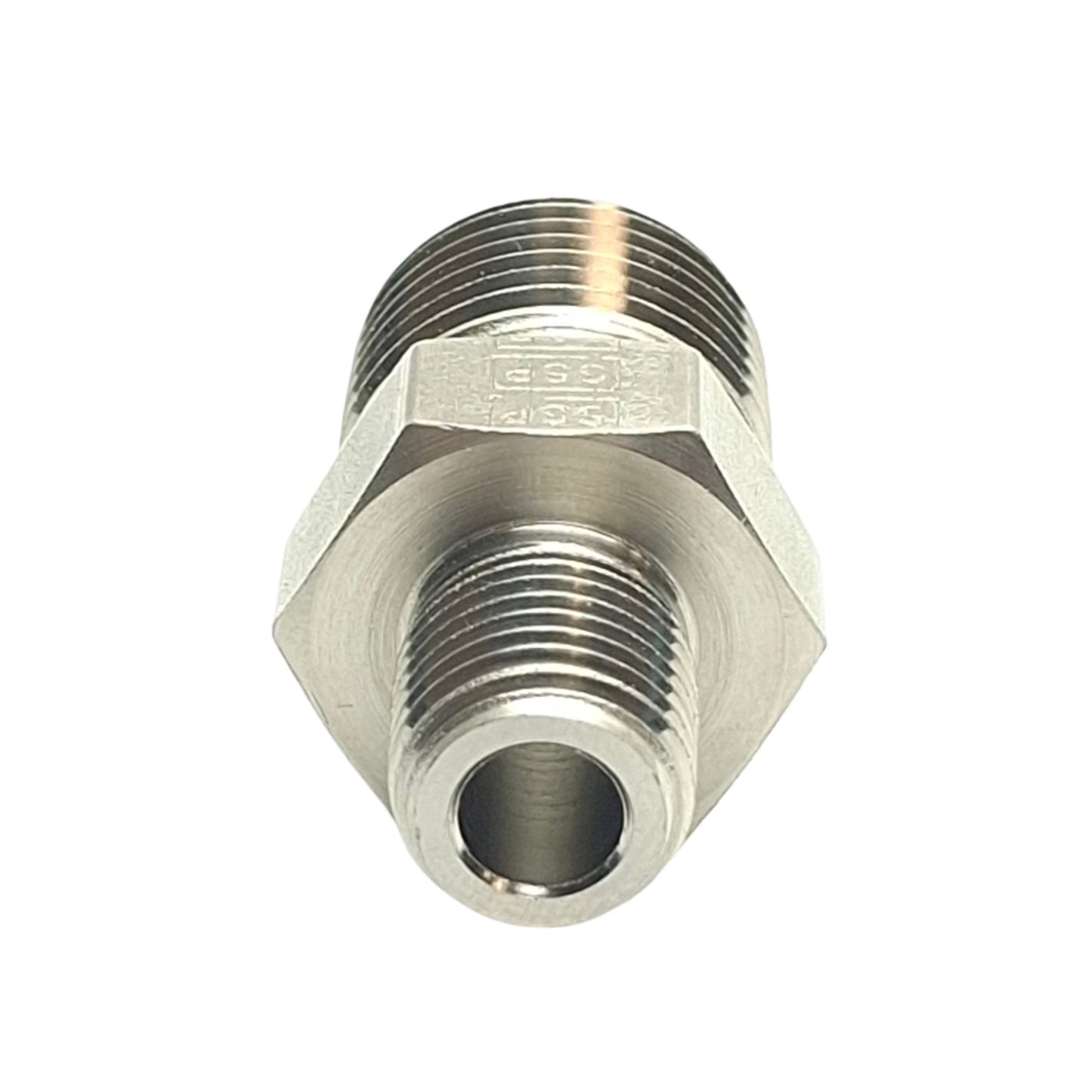New – Open box SSP 1/2X1/4HN Stainless Steel Hex Nipple, 1/2in NPT Male to 1/4in NPT Male