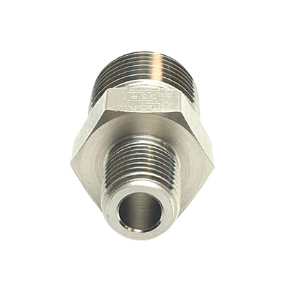 New – Open box SSP 1/2X1/4HN Stainless Steel Hex Nipple, 1/2in NPT Male to 1/4in NPT Male
