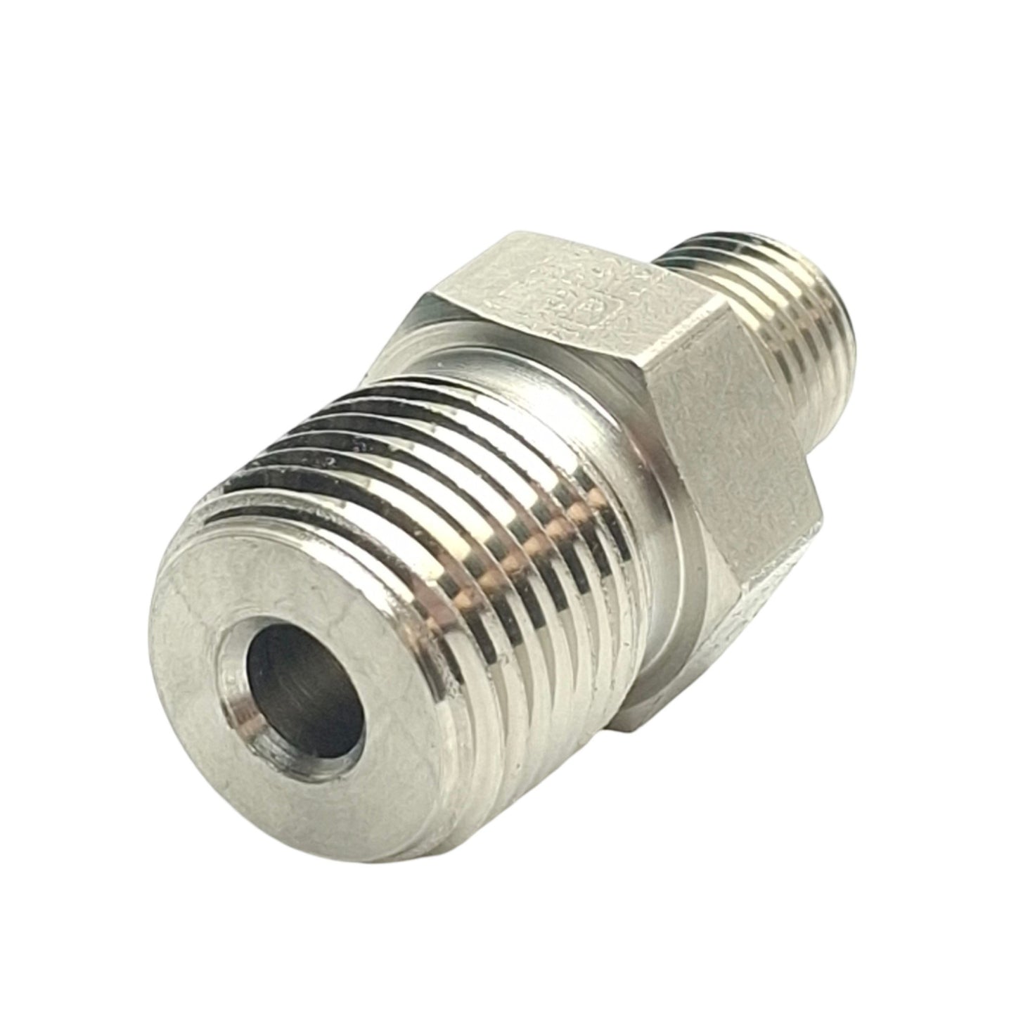 New – Open box SSP 1/2X1/4HN Stainless Steel Hex Nipple, 1/2in NPT Male to 1/4in NPT Male
