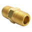 New Lot of 5 SSP IBT8HN Trufit Brass Hex Pipe Nipple, 7/8in Hex, 1/2in NPT Male