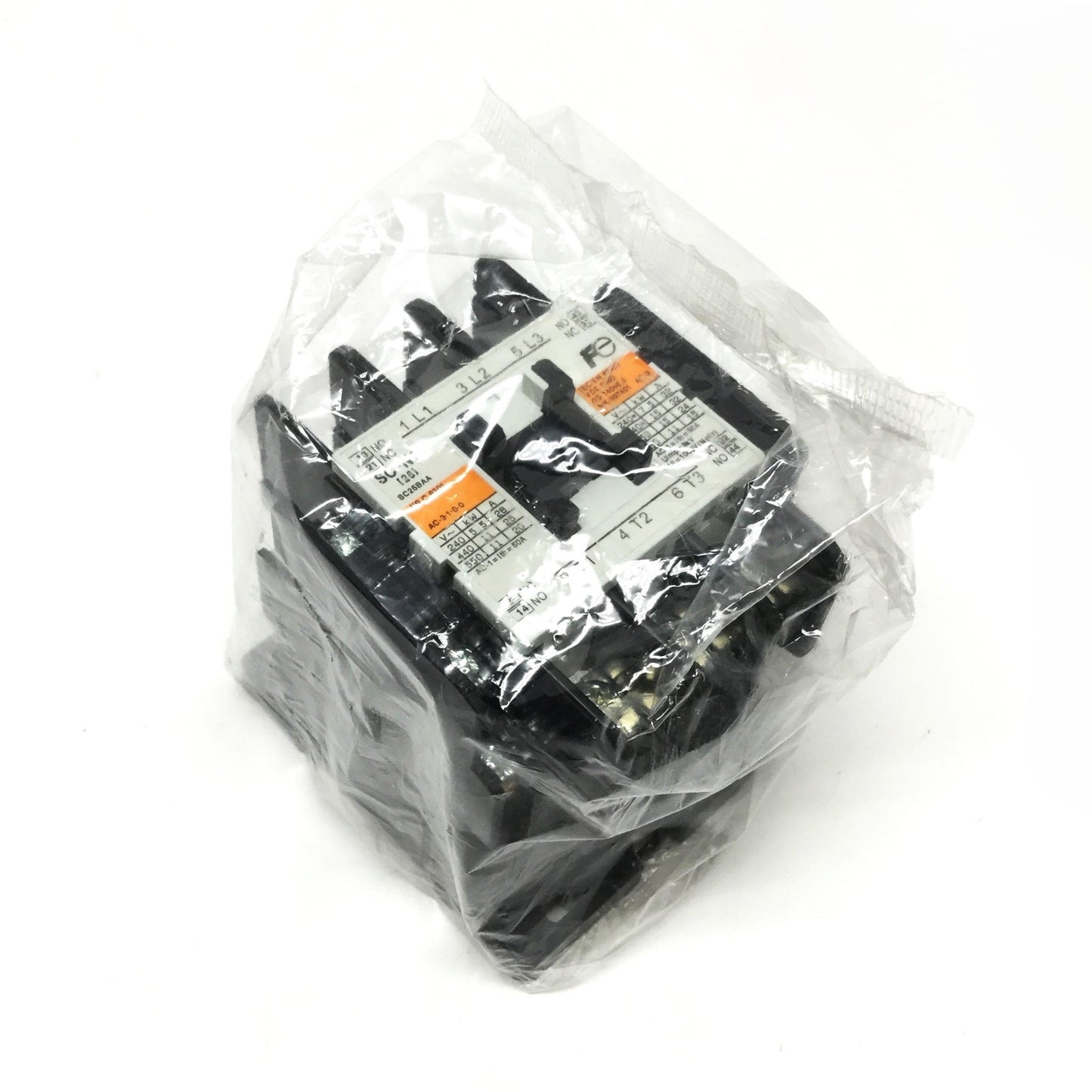 New Fuji Electric SC-N1 Magnetic Contactor, 50A, 3-Pole, 2NO-2NC Aux, 100VAC Coil