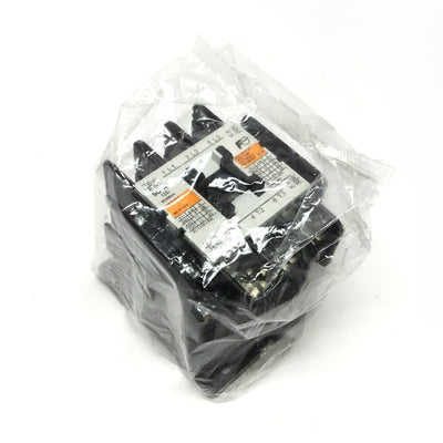 New Fuji Electric SC-N1 Magnetic Contactor, 50A, 3-Pole, 2NO-2NC Aux, 100VAC Coil