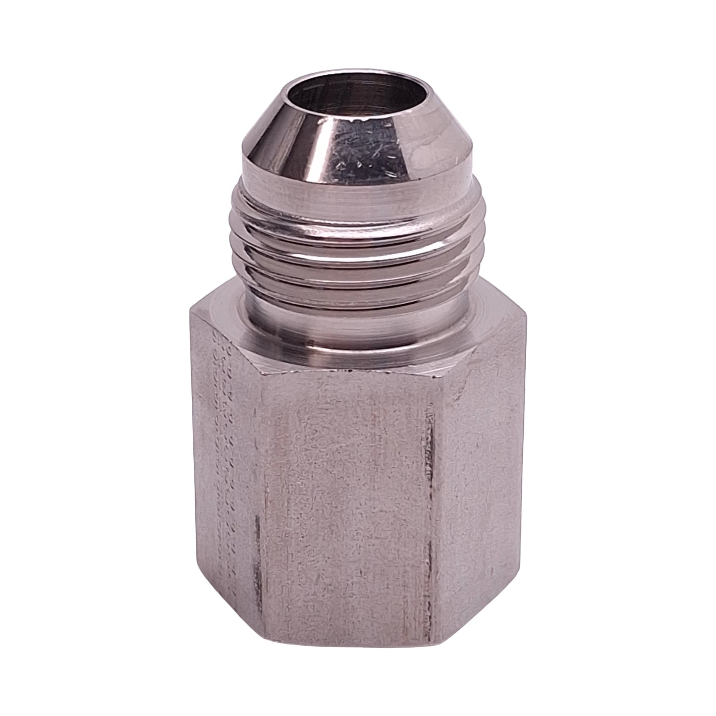 New SSP J8FC Flared Fitting, ø1/2in Male SAE 37° Flared x 3/8in Female NPT, 316 SS