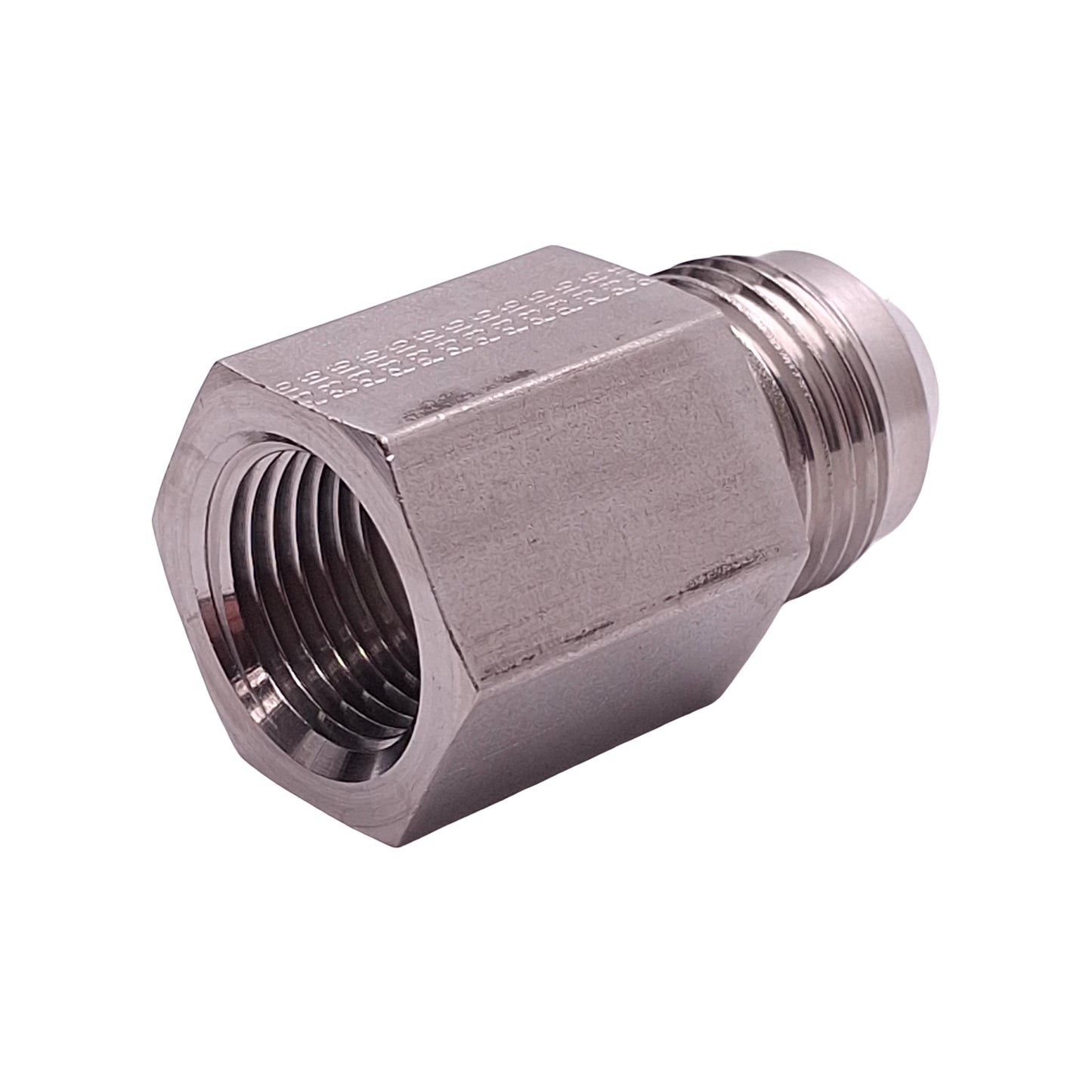 New SSP J8FC Flared Fitting, ø1/2in Male SAE 37° Flared x 3/8in Female NPT, 316 SS