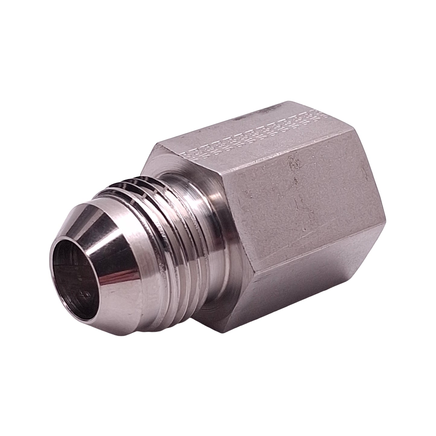 New SSP J8FC Flared Fitting, ø1/2in Male SAE 37° Flared x 3/8in Female NPT, 316 SS
