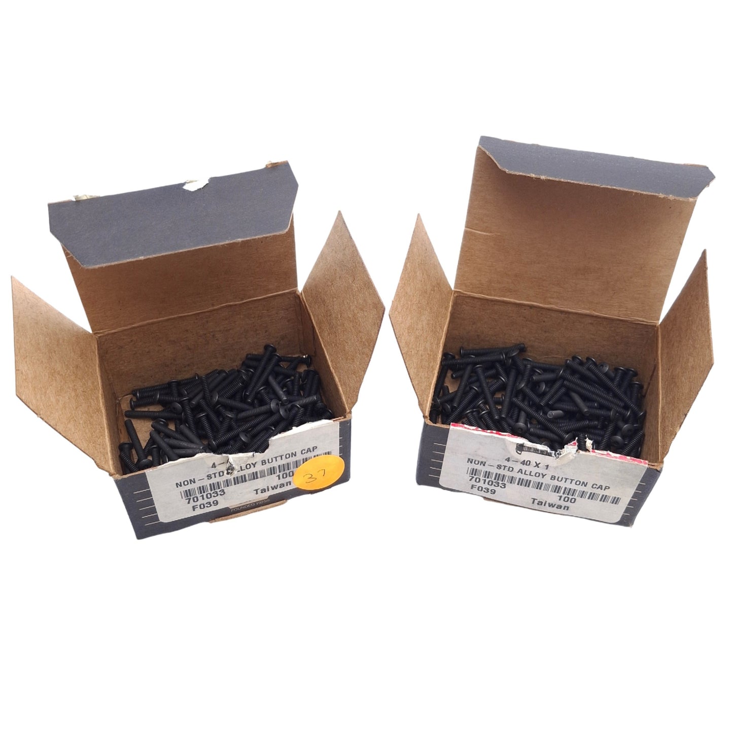 New Lot of 200 Brighton Best 701033 Button Socket Cap Screw #4 UNC Thread, 1in