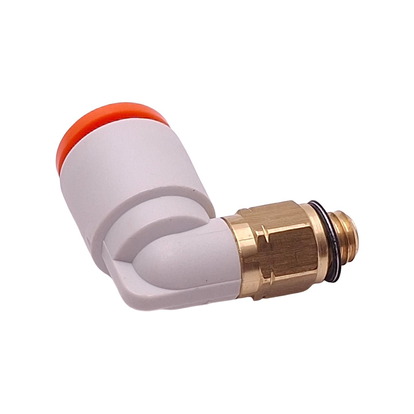 New Lot of 10 SMC KQ2L07-32A One-Touch Union Elbow Fitting, ø1/4in Tube x #10-32UNF