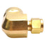 New Lot of 2 SSP IBD6FE8 Duolok Brass Female Elbow, ø3/8in OD Tube, 1/2in NPT