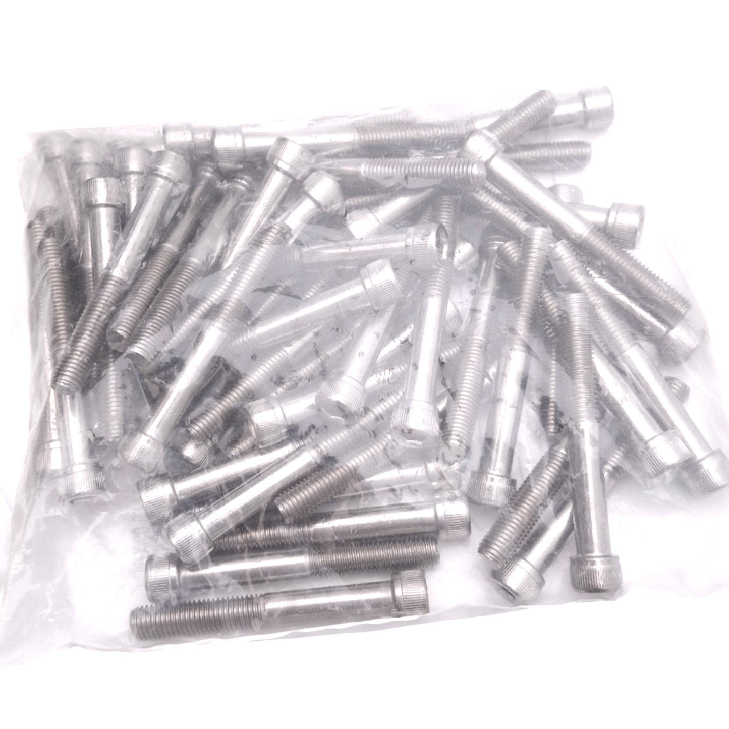 New Lot of 50 Zoro Select U51041.025.0200 Socket Head Cap Screws, 1/4"-28 x 2"