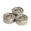 Used Lot of 3 SR155ZZ Mini Stainless Steel Ball Bearing 5/32in ID x 5/16in OD x 1/8in