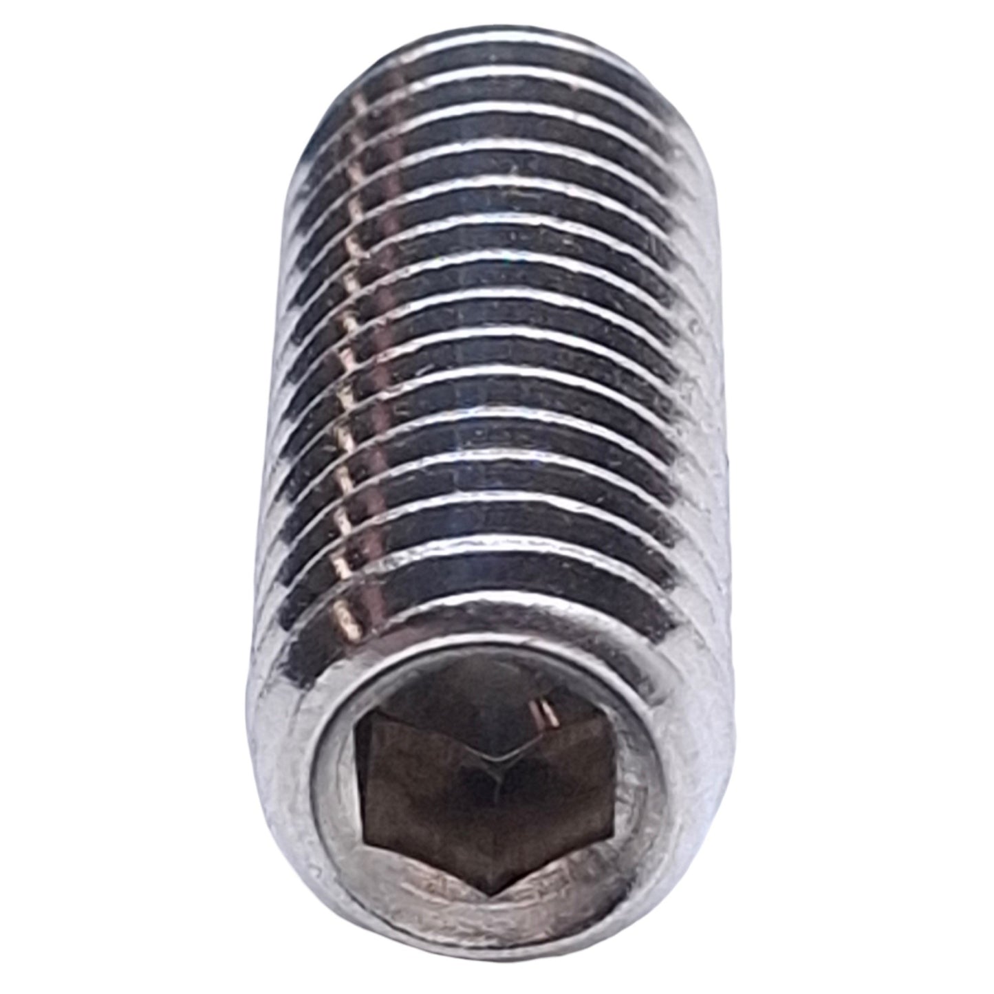 New Lot of 40 MSC 05722103 Stainless Steel Set Screw 3/8-16in Thread, 1in Length