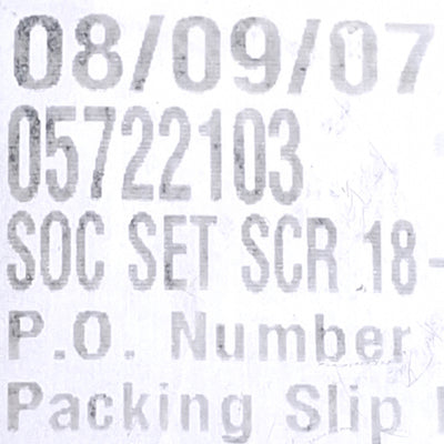 New Lot of 40 MSC 05722103 Stainless Steel Set Screw 3/8-16in Thread, 1in Length