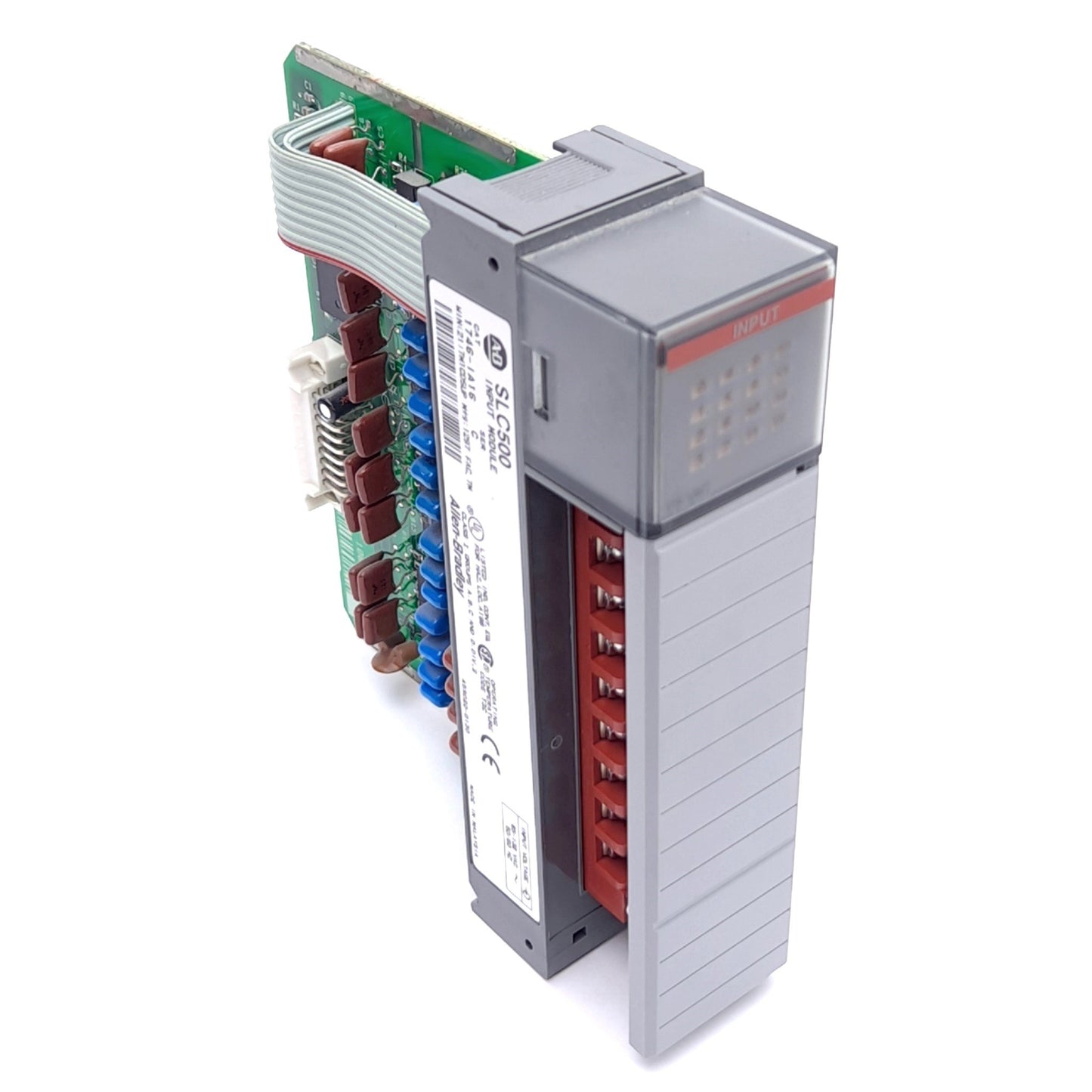 Used Allen Bradley 1746-IA16 Ser C Digital Input Module for SLC500, 16-Point, 85-132V