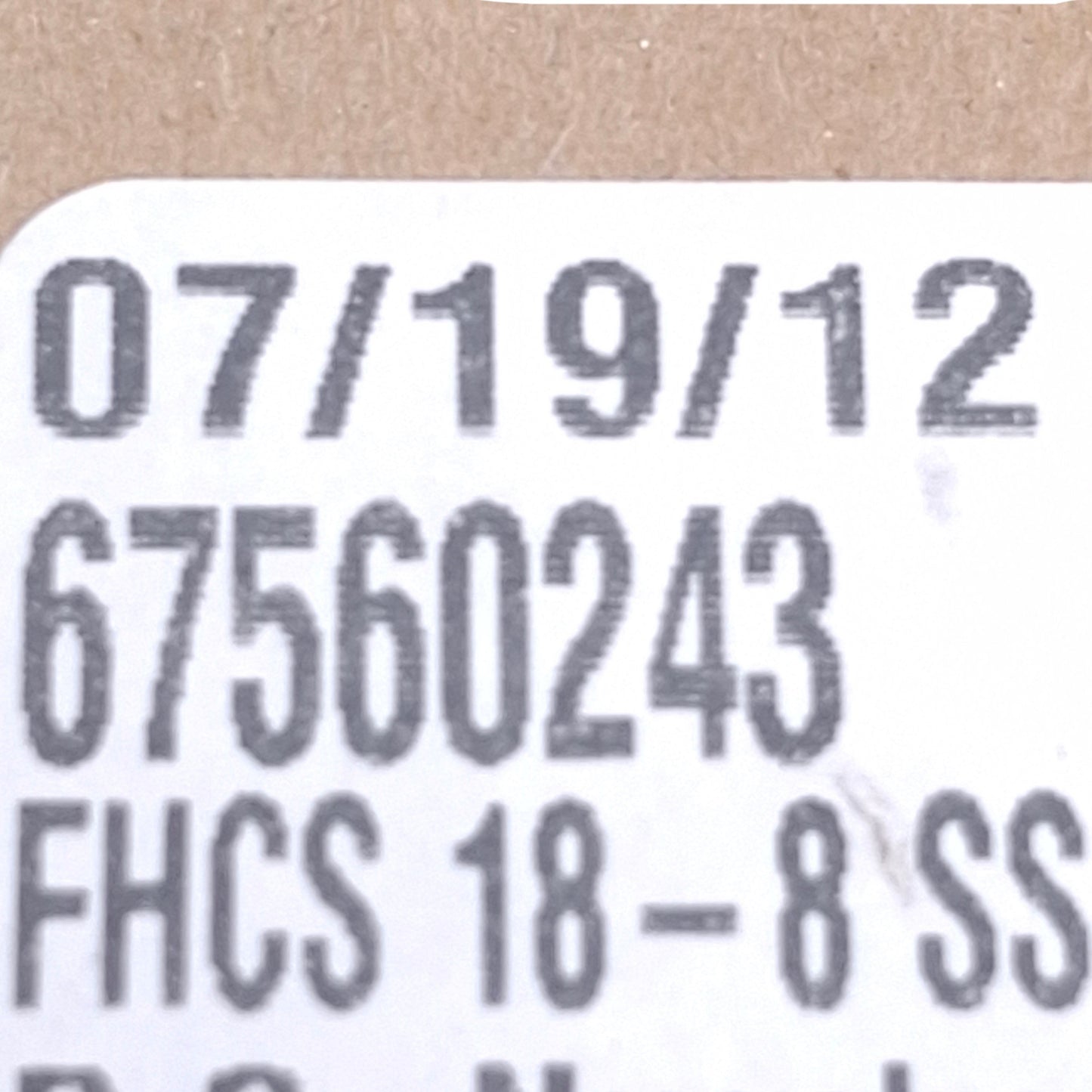 New – Open box Lot of 80 MSC 67560243 Stainless Steel Flat Socket Cap Screw 1/4-20 Thread, 1in