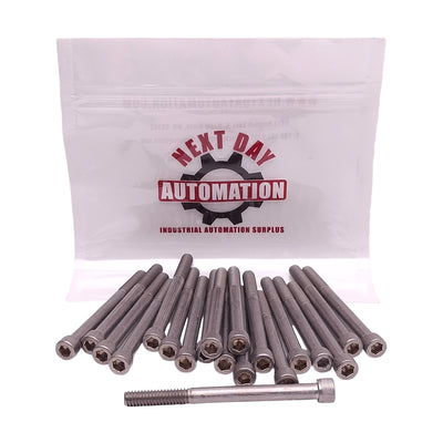 New Lot of 20 MSC 05680301 Hex Socket Cap Screw, 1/4in-20 Thread x 3in Length, SS