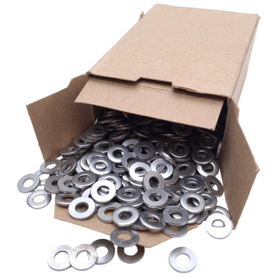 New Lot of 650 MSC 87925343 Standard Flat Washer #10 Size, ø7/32in ID, ø1/2in OD