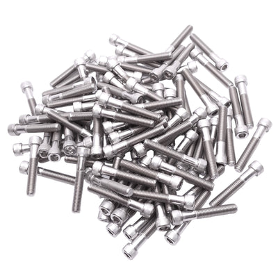 New Lot of 100 Grainger U51041.025.0150 Socket Head Cap Screws, 1/4"-28 x 1-1/2"