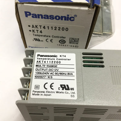 New Panasonic AKT4112200 KT4 Process Temperature Controller 100-240VAC, 12VDC Output
