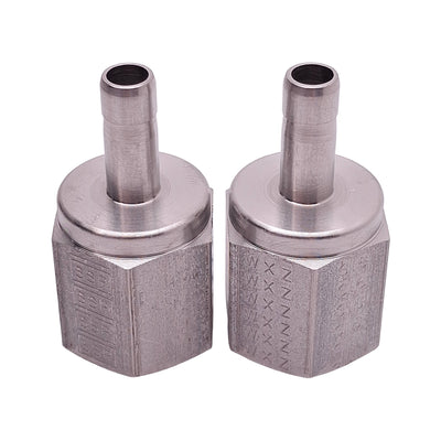 New Lot of 2 SSP ISSD4FA4 Duolok Adapter, ø1/4in Tube Stub x 1/4in Female NPT, SS