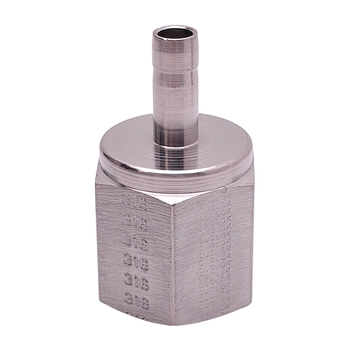 New Lot of 2 SSP ISSD4FA6 Duolok Adapter, ø1/4in Tube Stub x 3/8in Female NPT, SS