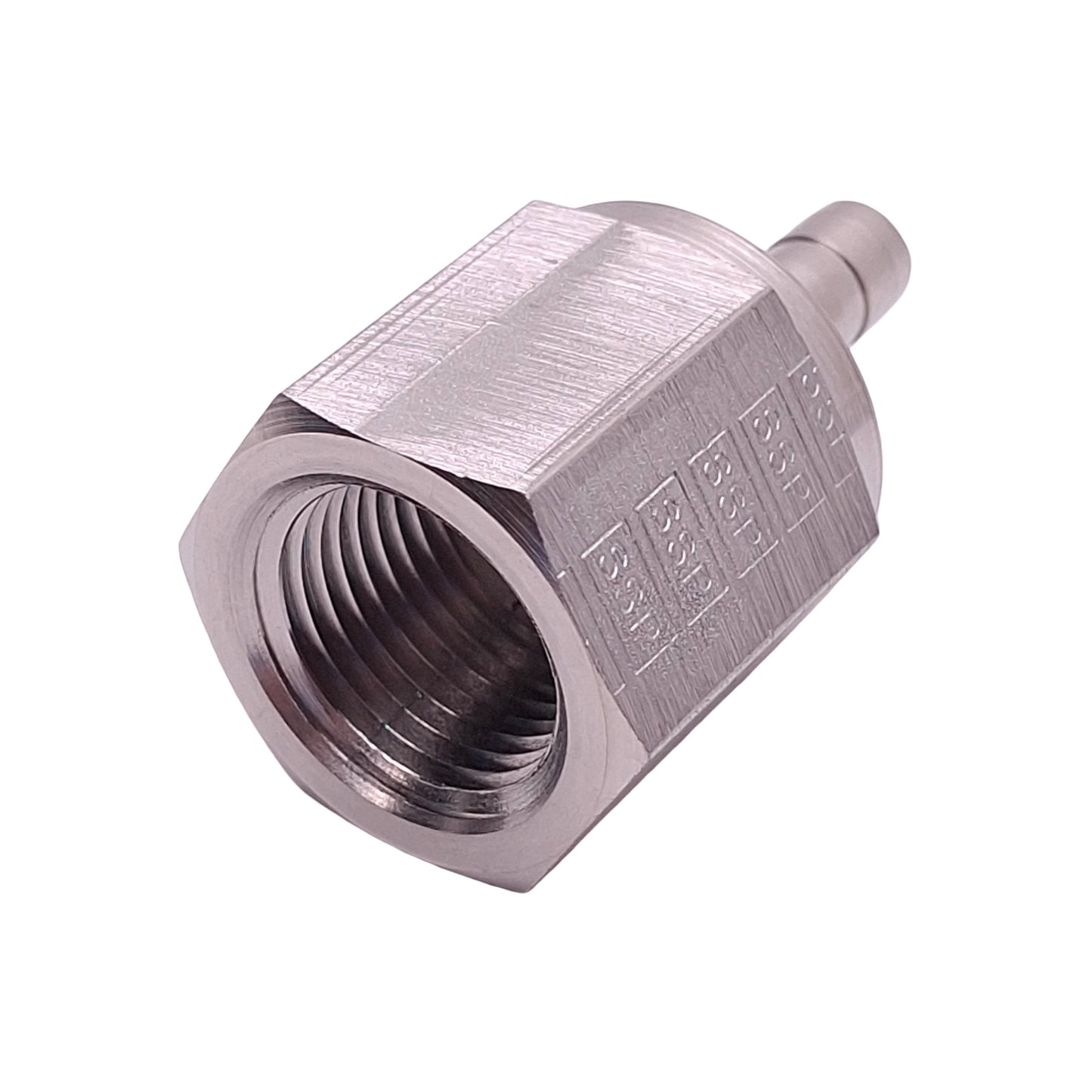 New Lot of 2 SSP ISSD4FA6 Duolok Adapter, ø1/4in Tube Stub x 3/8in Female NPT, SS