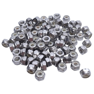 New – Open box Lot of 95 MSC 67352567 Hex Lock Nut #10-32 Thread, 1/4in Height, Nylon Insert