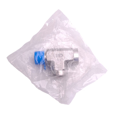 New SSP 3/8FMF Male Run Tee Fitting, 3/8in x 3/8in Female NPT x 3/8in Male NPT, SS