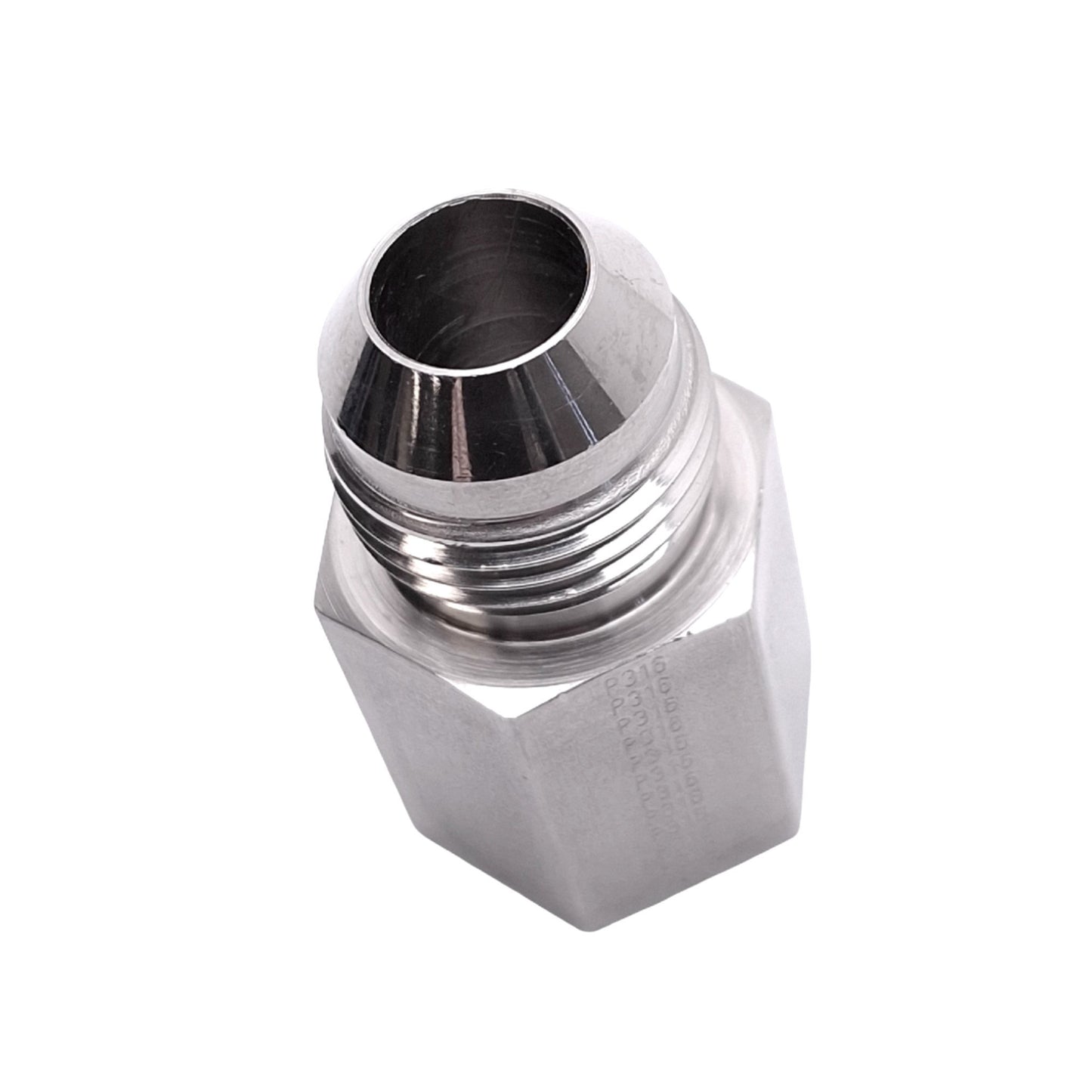 New Parker 8 GTX-SS Triple-Lok 37° Flare JIC Tube 1/2" to 3/8" NPTF, 6000psi Max