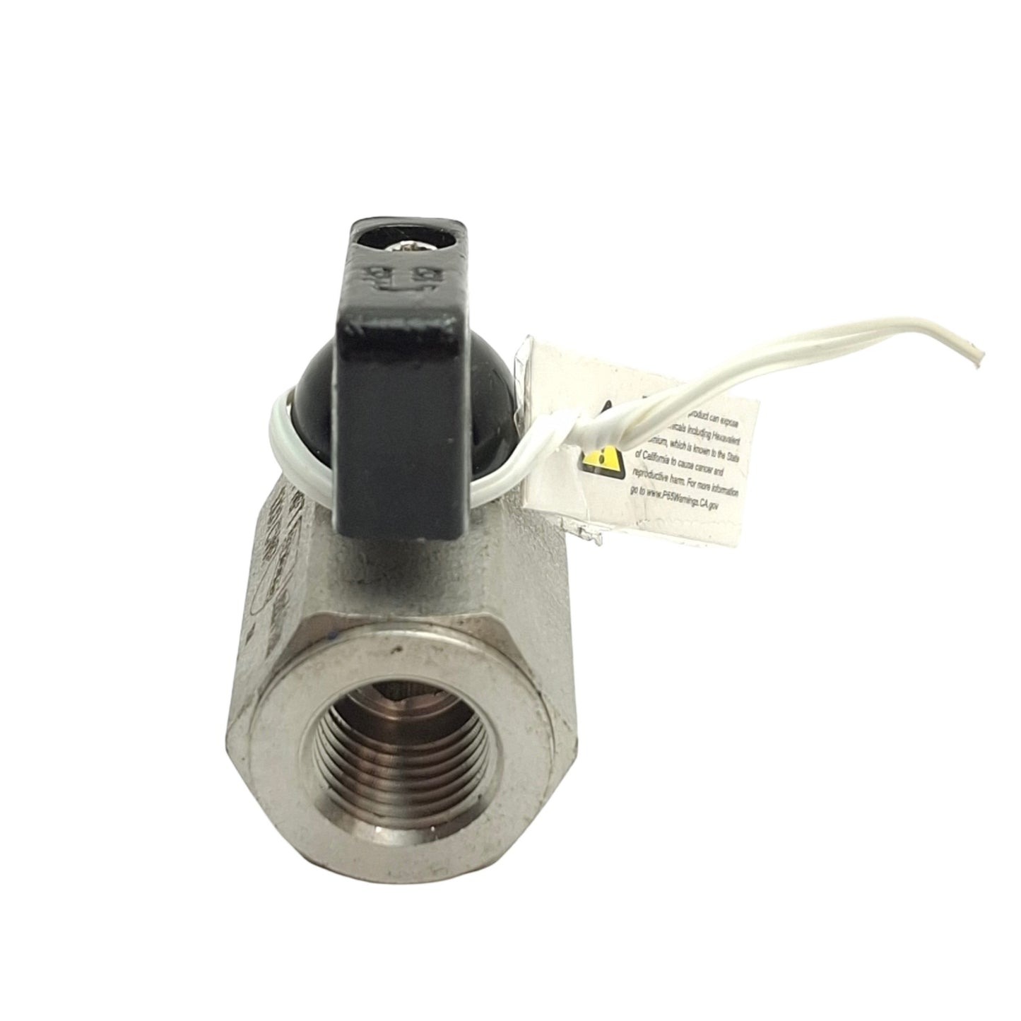 New – Open box IAPMO R&T Q104 Manual Ball Valve 1/4in NPT Male& Female, Two Position, 1000CWP