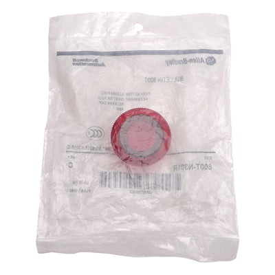 Used Allen Bradley 800T-N301R Red Illuminated Twist Release ø30mm Push Button Cap