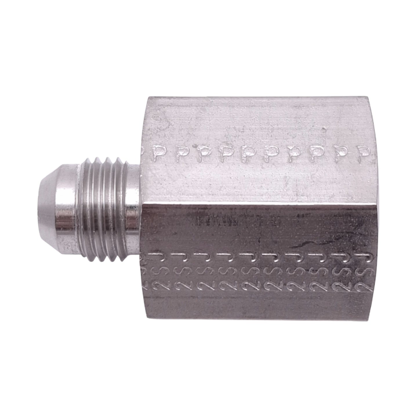 Used Parker 6-8 GTX-SS Triple-Lok 37° Flare JIC Tube 3/8" to 1/2" NPTF, 5000psi Max