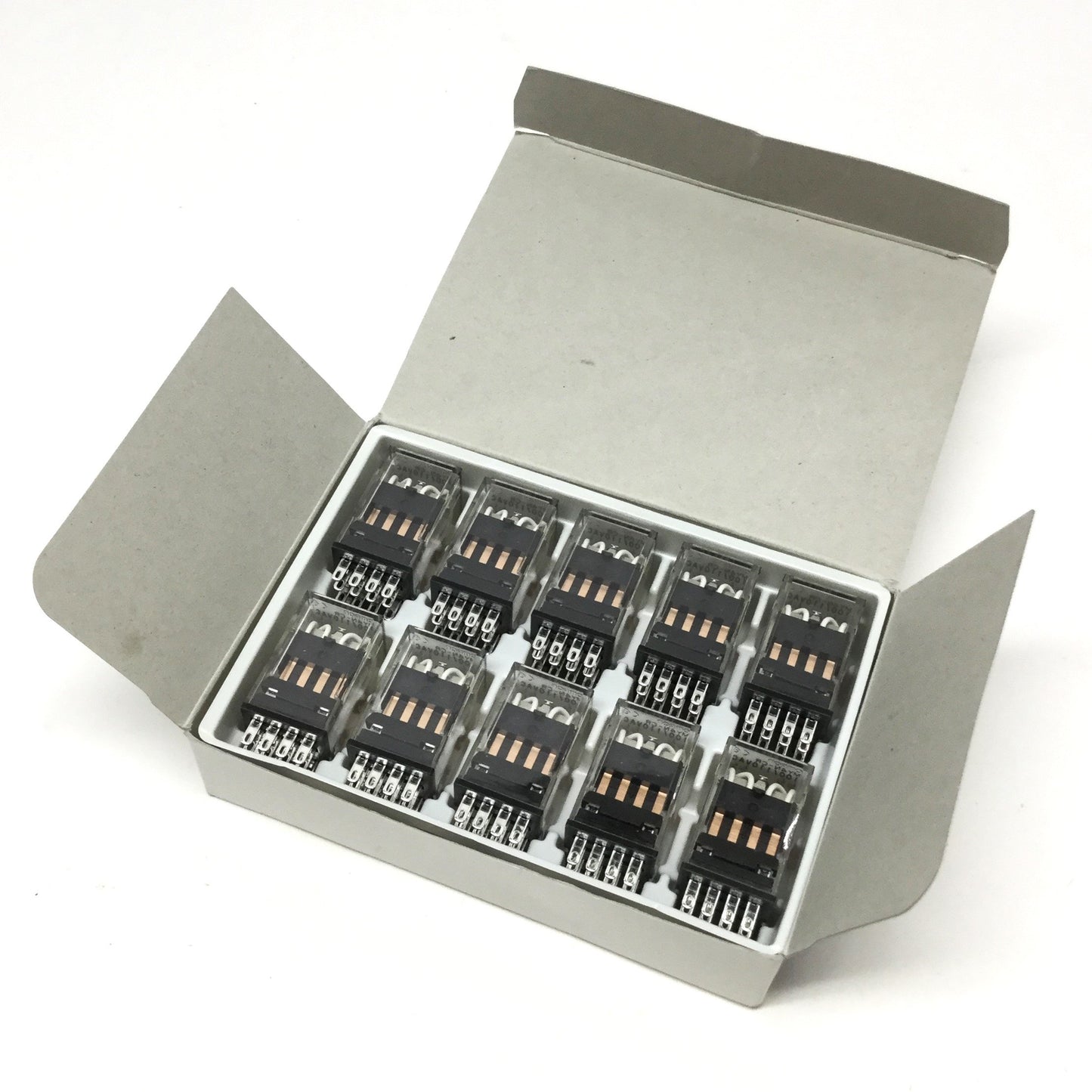 New Lot of 10 Omron MY4N-CR Miniature Power Relays 4DPT, 250VAC 5A, 100/110VAC Coil