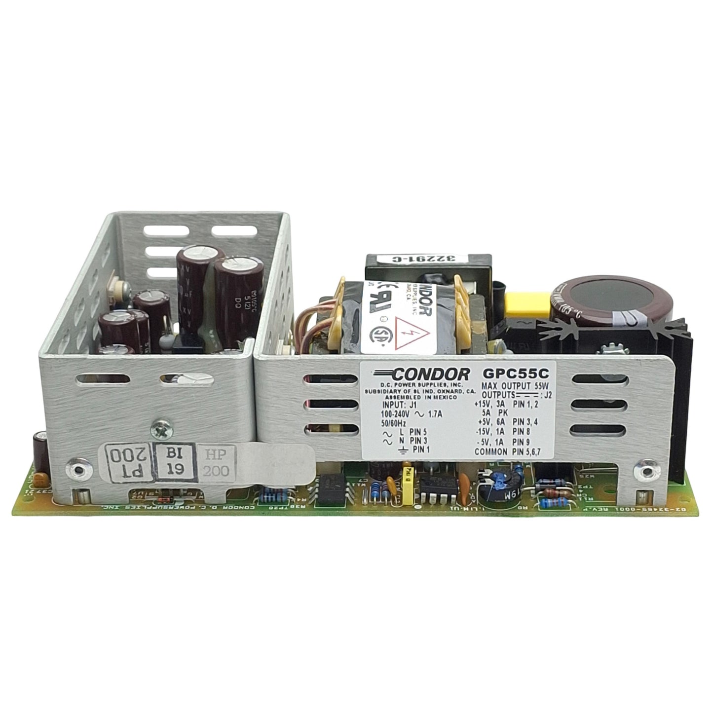 New Condor GPC55C Switching Power Supply 4-Output 100-240VAC In, ±5/±15VDC 55W Out