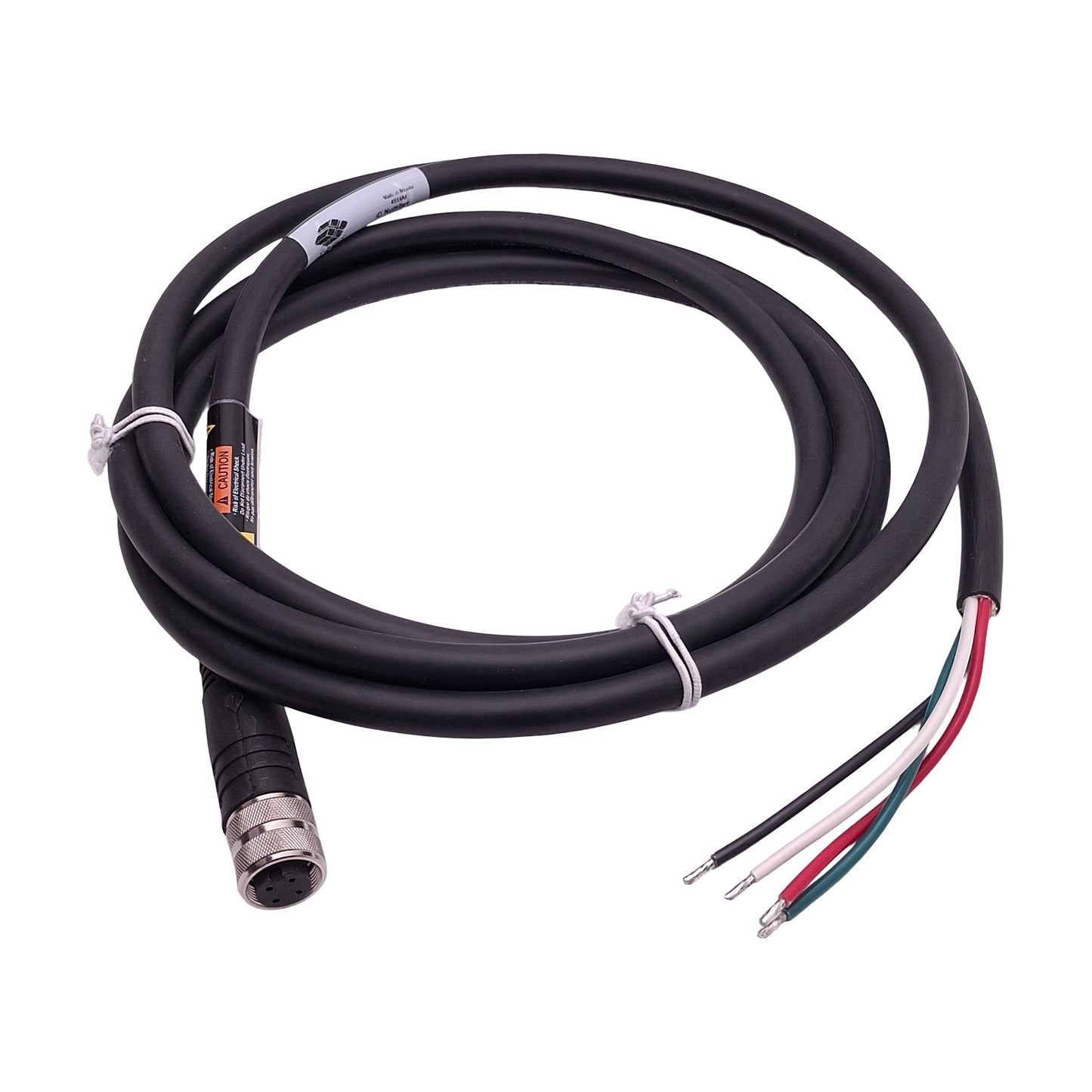 New Moog Animatics CBLIP-PWR4-FL-3M Drive/Control Power Cable 4-Pin M16 to Leads, 3m