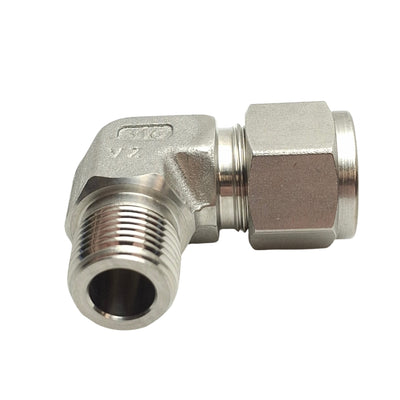 New – Open box SSP ISSD8ME6 Duolok Male Elbow Fitting, 1/2in OD Tube to 3/8in NPT Male, 90°