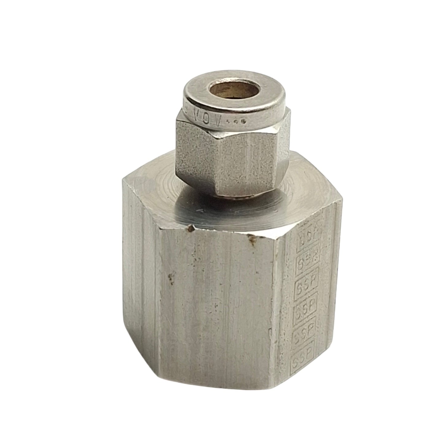 New – Open box Lot of 2 SSP ISSD4FC8 Duolok Female Connector, ø1/4in Tube Ferrule, 1/2in NPT