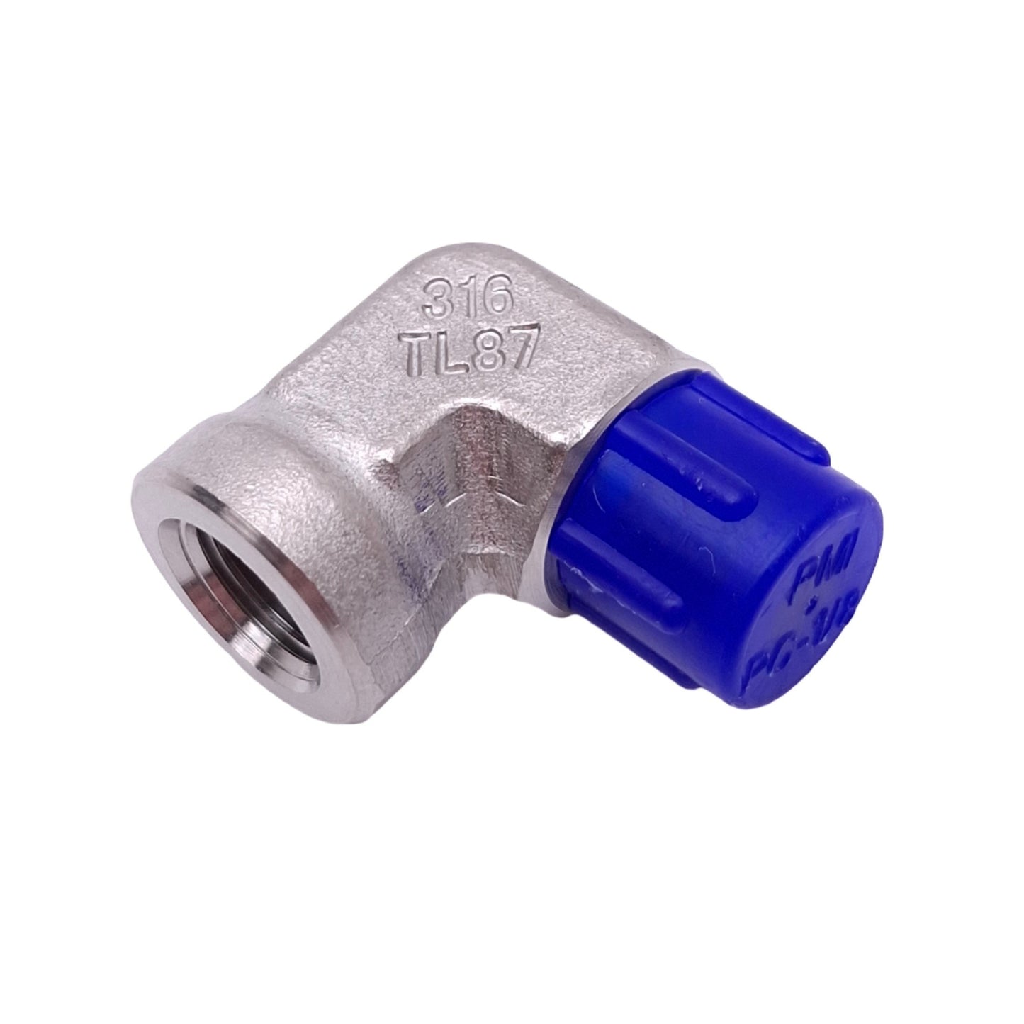 New Parker 2-2 SE-SS Elbow Pipe Fitting, 90°, 1/8in NPT Male to Female, 7000psi Max