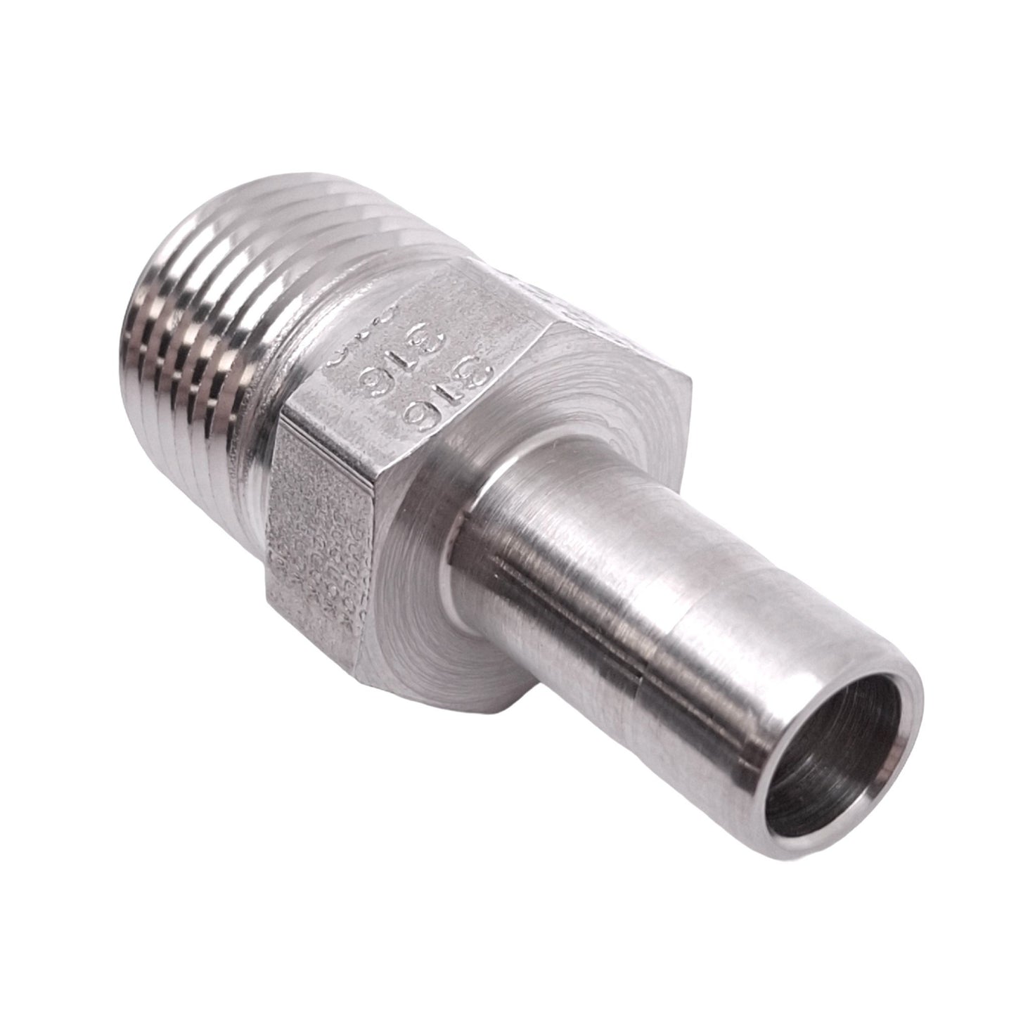 New Parker 6MA6N-316 A-LOK Compression Fitting Adapter, 3/8in OD, 3/8in NPT, 6600psi