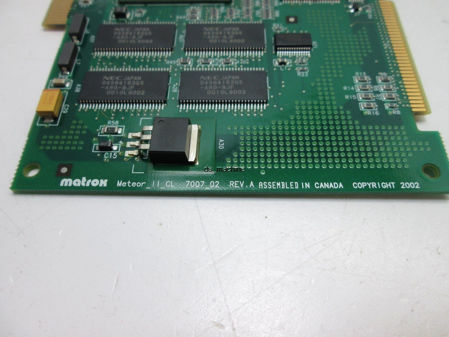 Used Matrox 7007-02 Rev A Meteor II CL/32 63039620280 Frame Grabber Card W/O Adapter