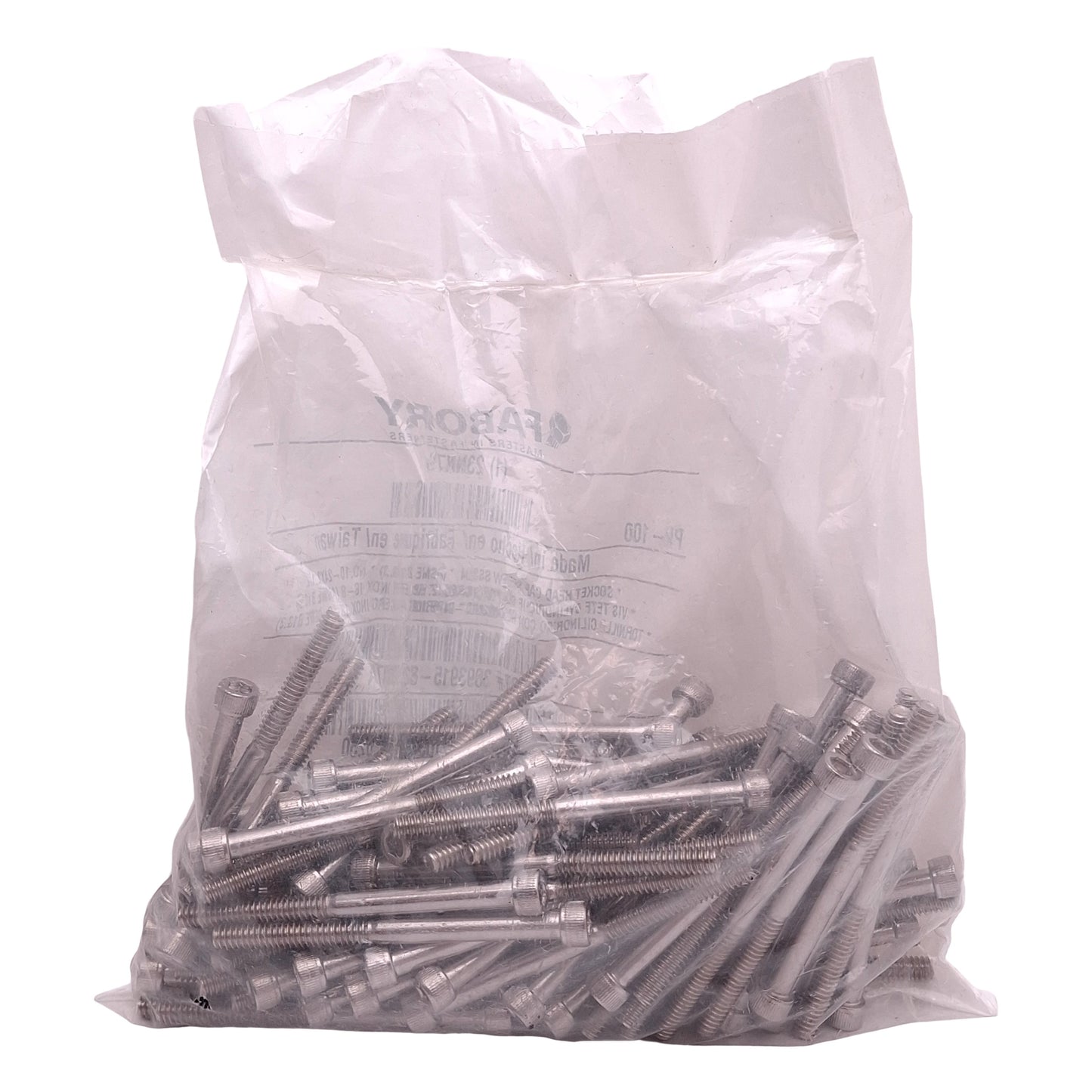 New Lot of 100 Fabory U51050.019.0250 Hexagon Socket Head Cap Screw #10-24 x 2-1/2in