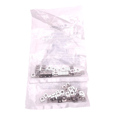New Lot of 100 Fabory U51096.016.0001 Square Nut, #8-32 Thread, 11/32in W x 1/8in H