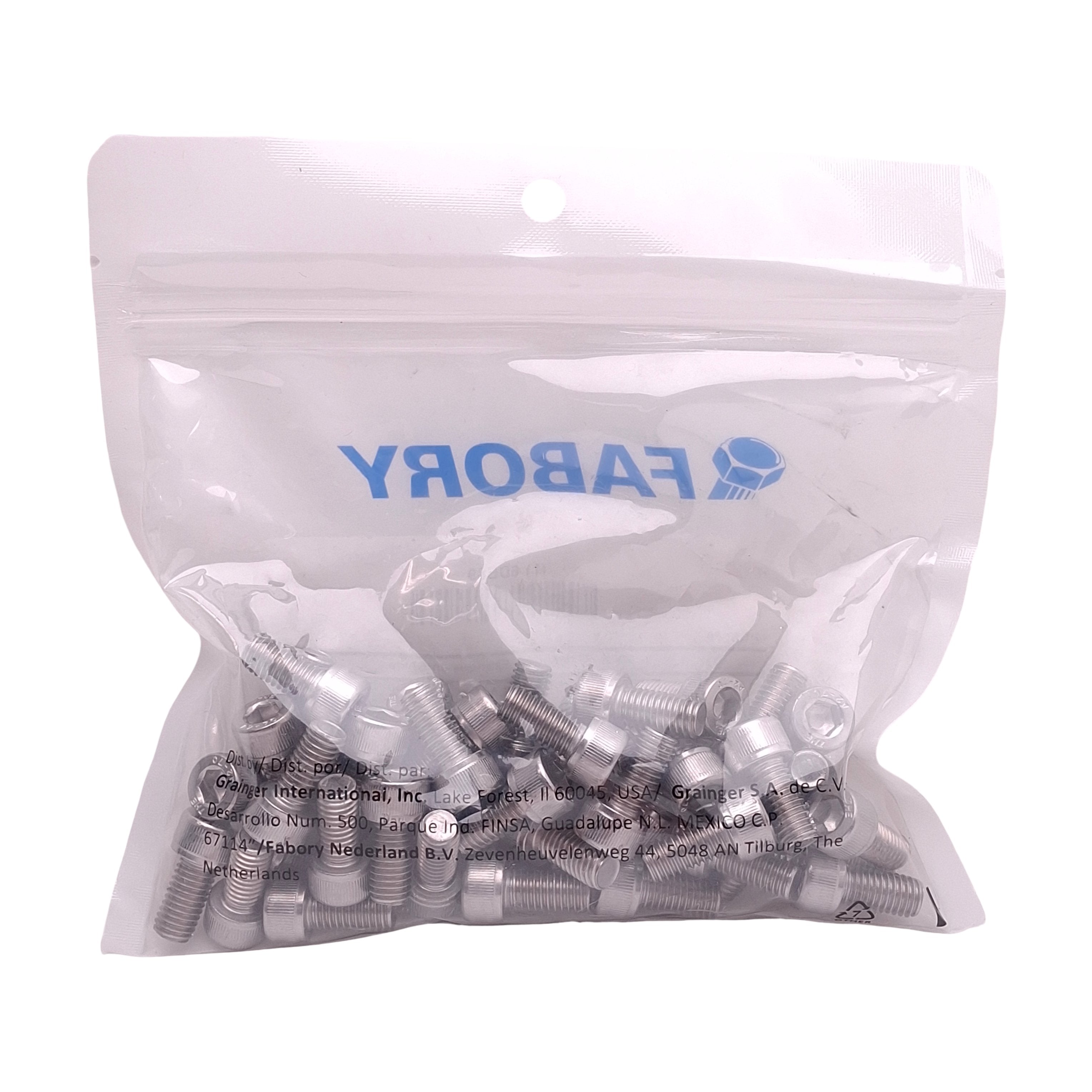 Lot of 50 Fabory M51050.080.0016 Socket Head Cap Screw, M8-1.25 Thread ...