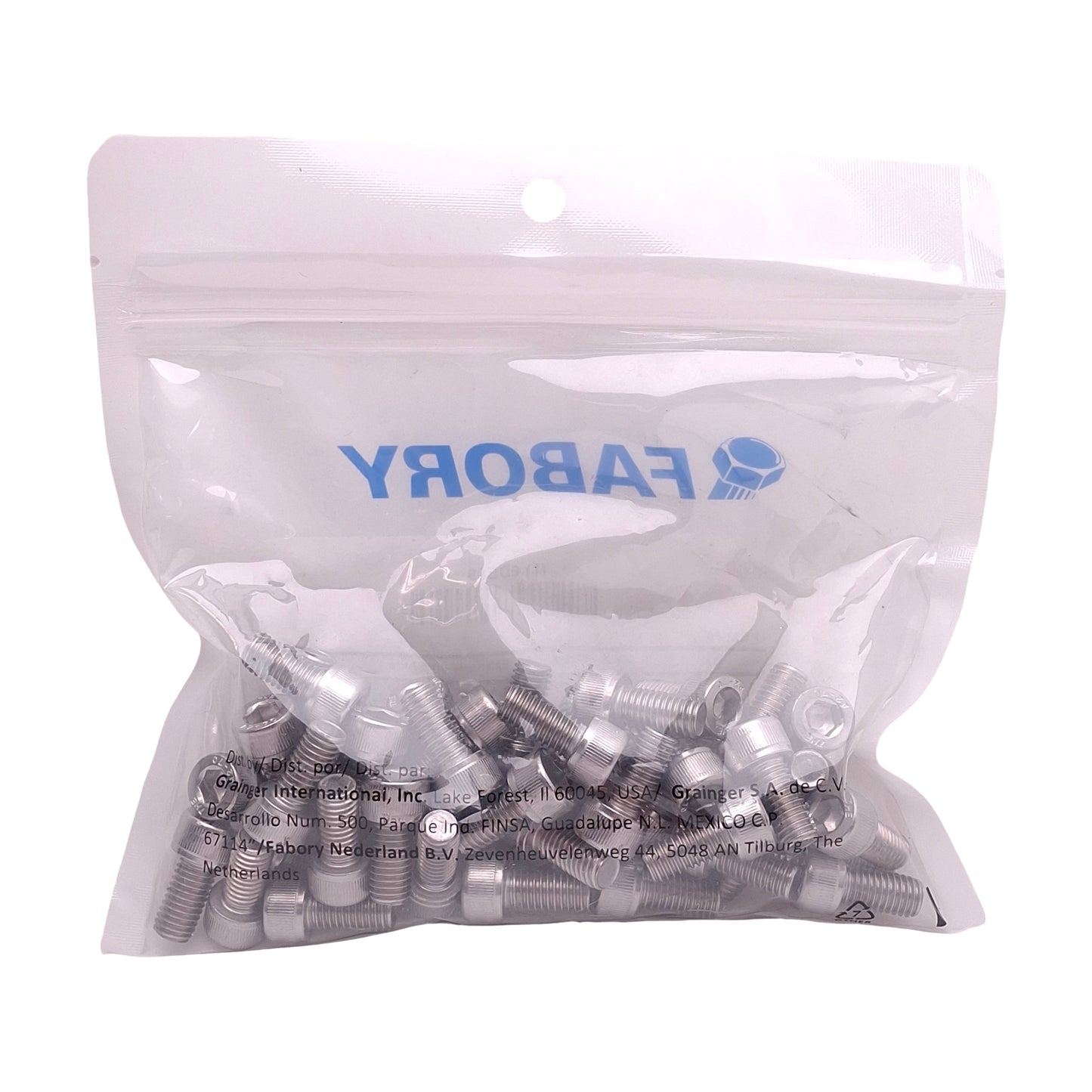 New Lot of 50 Fabory M51050.080.0016 Socket Head Cap Screw, M8-1.25 Thread x 16mm L