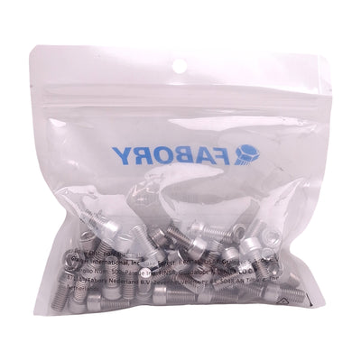 New Lot of 50 Fabory M51050.080.0016 Socket Head Cap Screw, M8-1.25 Thread x 16mm L