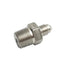 New – Open box SSP J4-6C Male Connector Fitting, 1/4in Male SAE 37° Flare to 3/8in NPT Male
