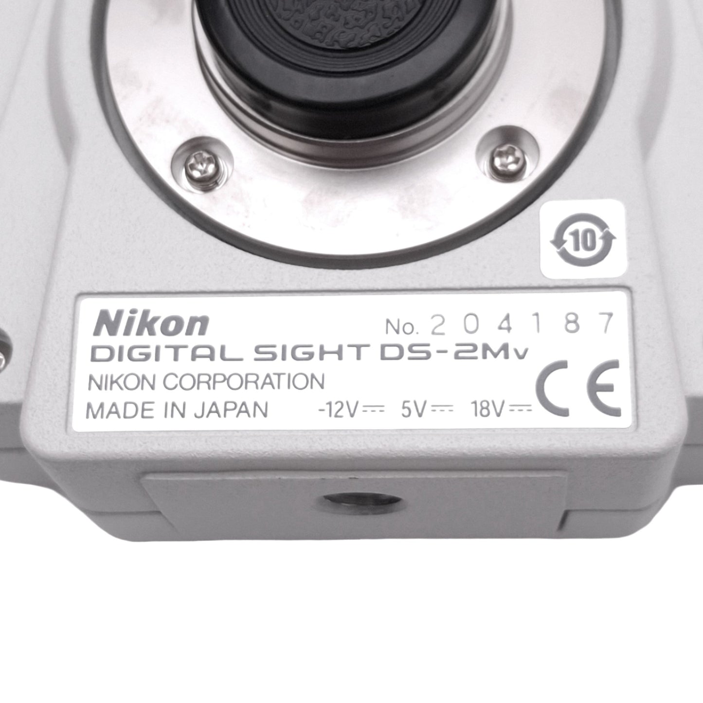 Used Nikon DS-2Mv Digital Sight 2MP Color CCD Camera, 1280x1024, 30fps, 5/12/18VDC