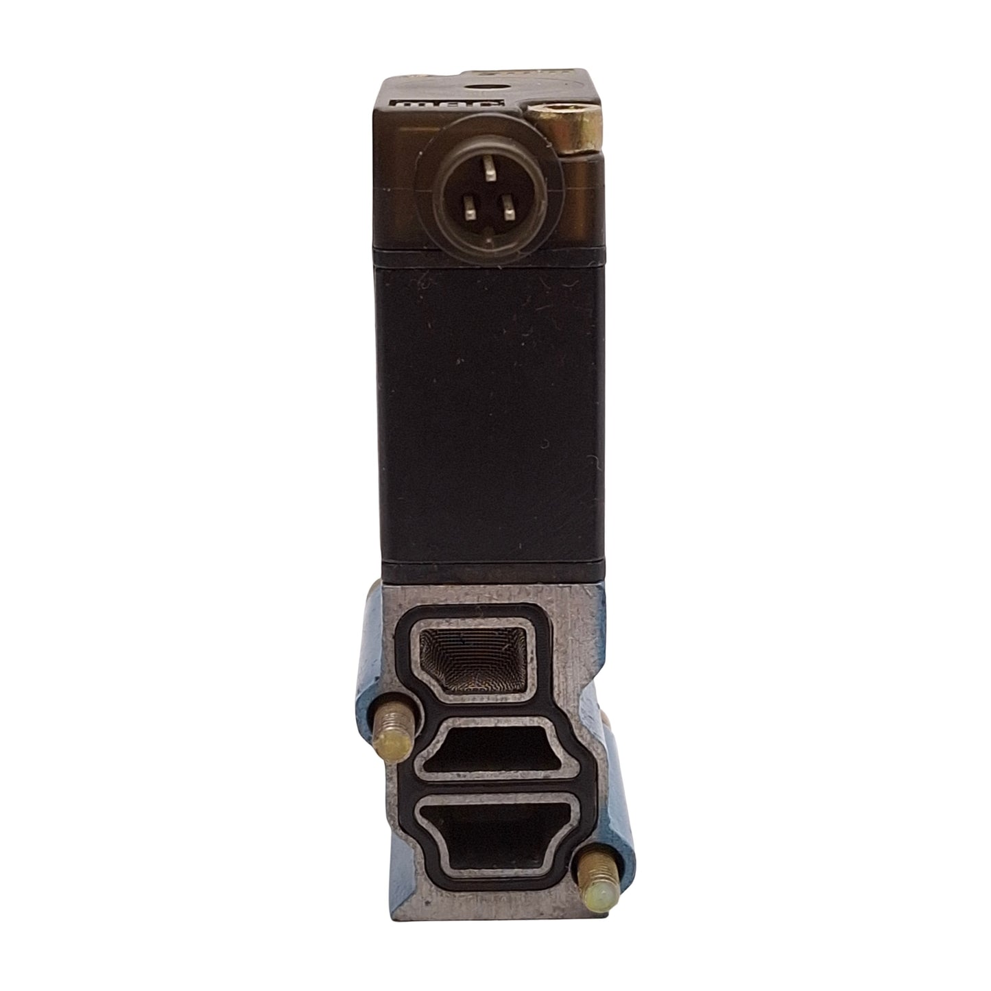Used Mac 36A-B50-JEJP-1FP Solenoid Valve, Plug-In, 3/2-Way, Vacuum~120psi, 15VDC Coil