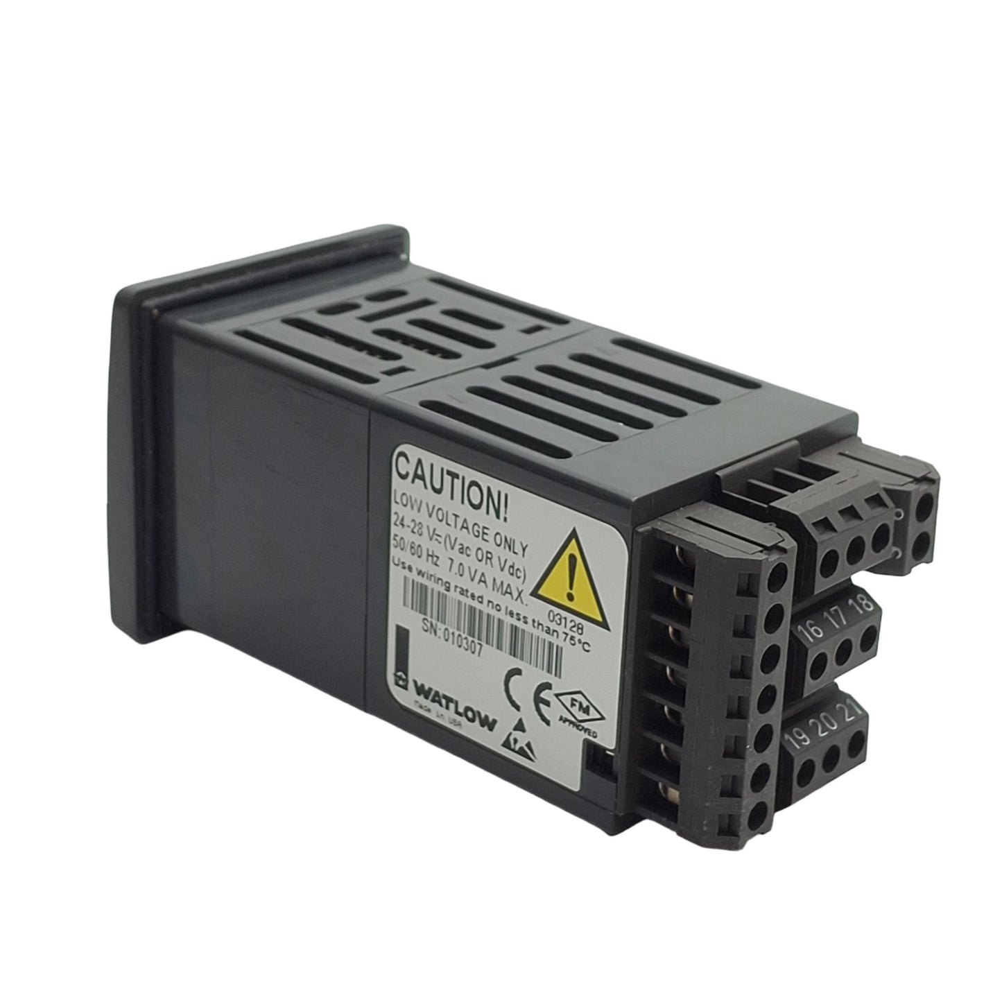 Used Watlow 97B1-DCAU-00RG Temperature Controller Power: 24-28VAC/DC *Missing Bracket